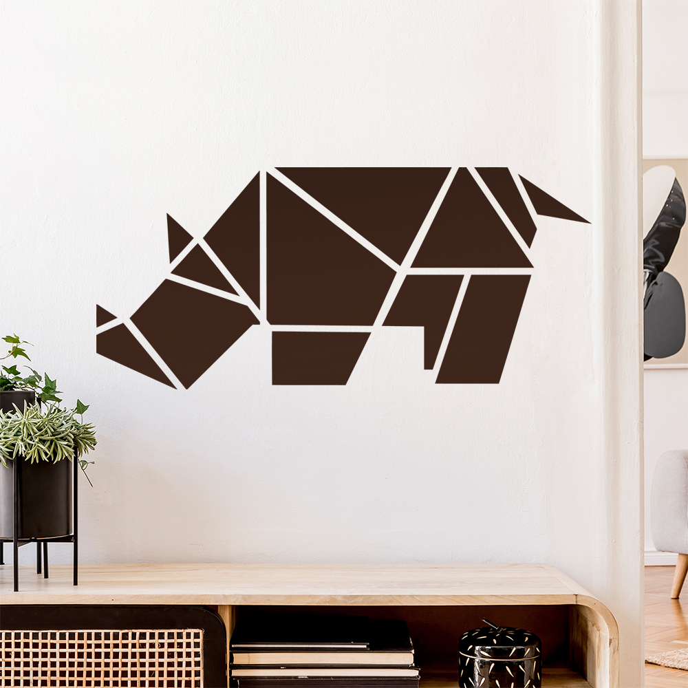 Papierfalten Nashorn Wandaufkleber - Picture 157 of 204