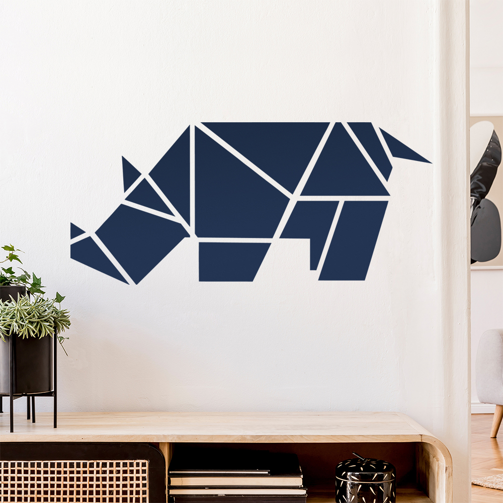 Papierfalten Nashorn Wandaufkleber - Picture 73 of 204