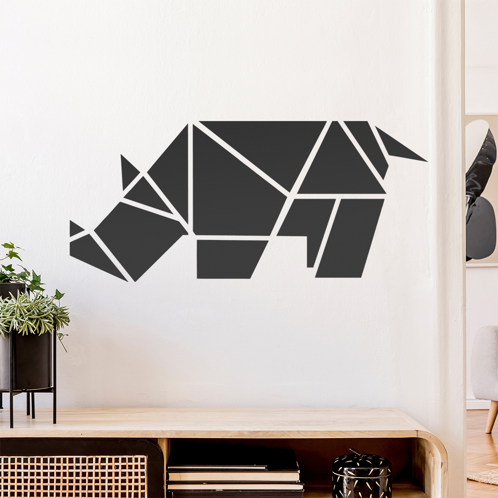 Papierfalten Nashorn Wandaufkleber - Picture 151 of 204