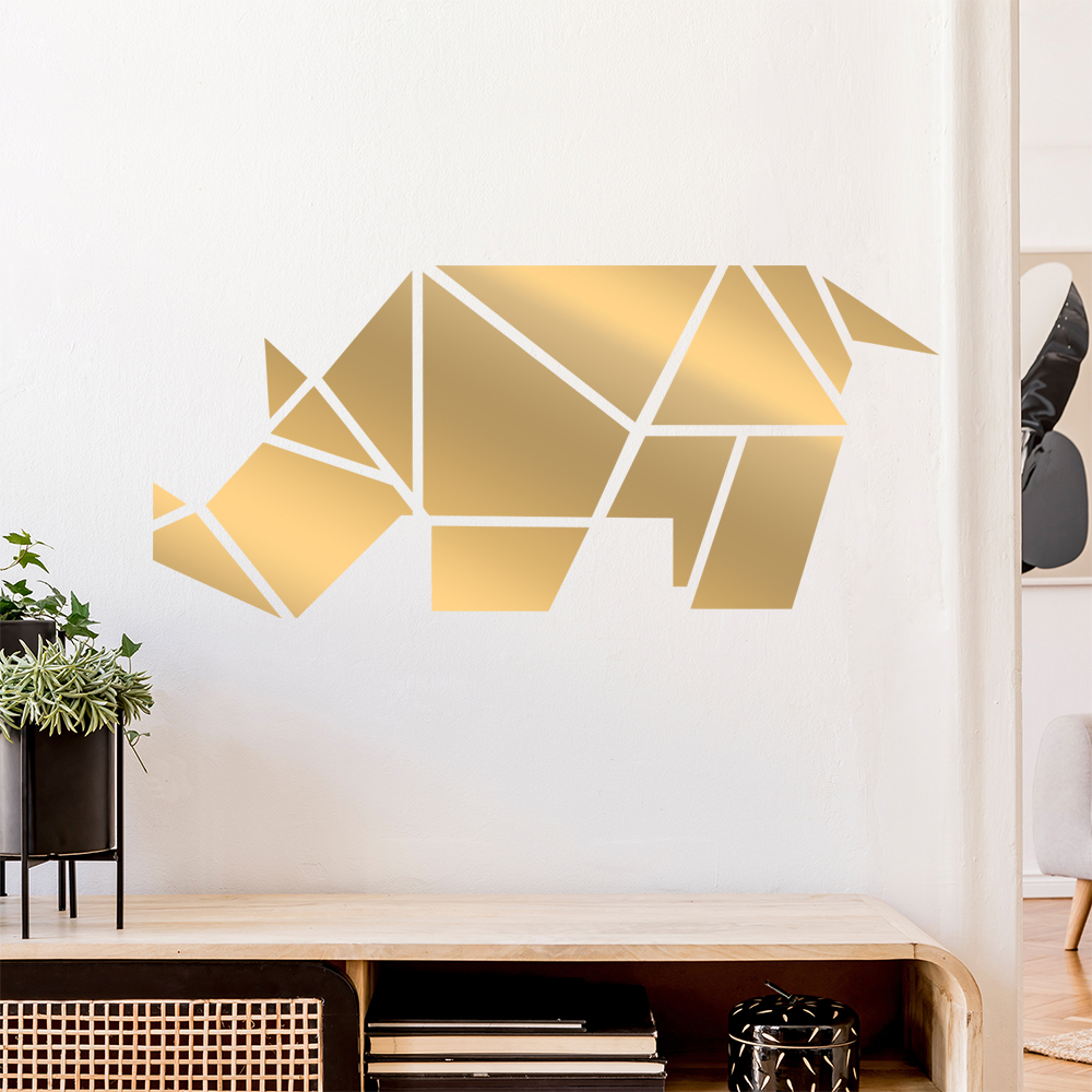 Papierfalten Nashorn Wandaufkleber - Picture 193 of 204