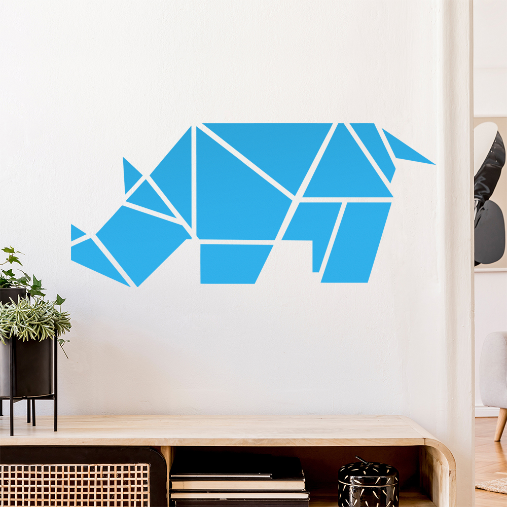 Papierfalten Nashorn Wandaufkleber - Picture 85 of 204