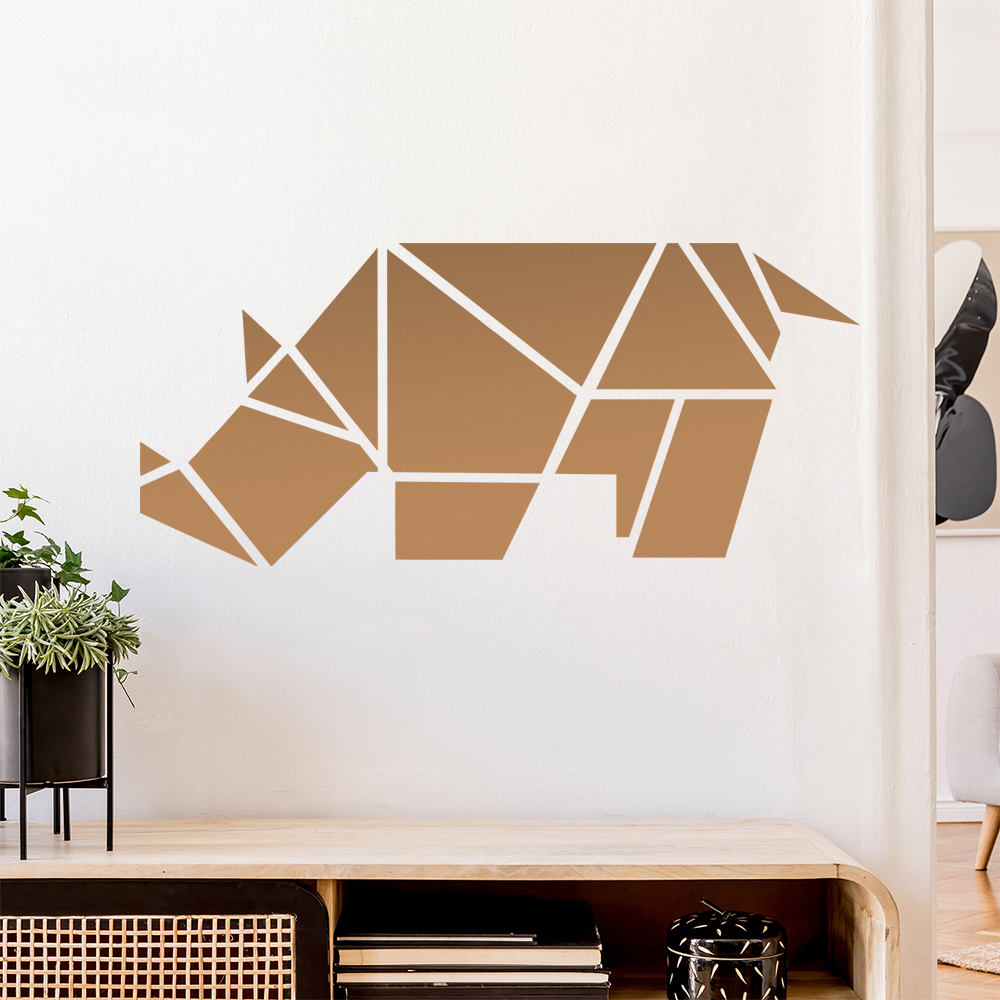 Papierfalten Nashorn Wandaufkleber - Picture 163 of 204