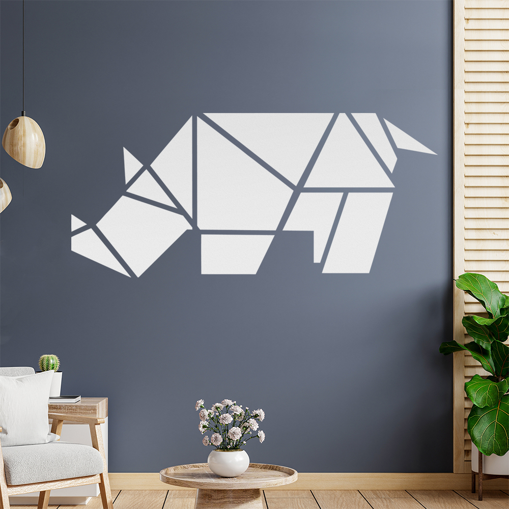 Papierfalten Nashorn Wandaufkleber - Picture 145 of 204