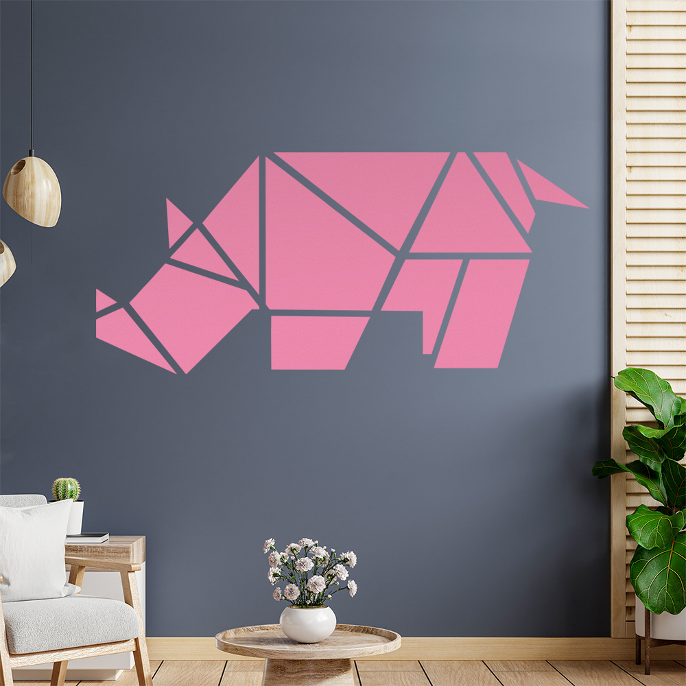 Papierfalten Nashorn Wandaufkleber - Picture 67 of 204