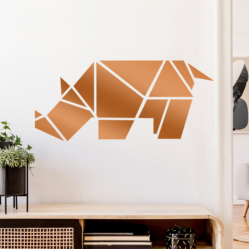 Papierfalten Nashorn Wandaufkleber - Picture 199 of 204