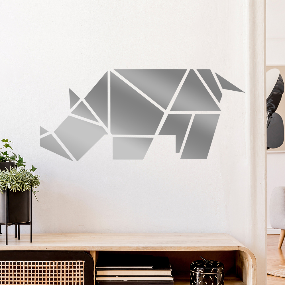 Papierfalten Nashorn Wandaufkleber - Picture 187 of 204